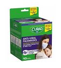 712395885024 Curad Antiviral Face Mask Count Packs Pack Of