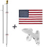 726084952423 Jetlifee Feet American Flag With Pole Including Polyester