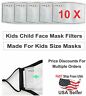 Pm2.5 742177648301 Unbranded Child Kids Face Mask Pack Air Filters