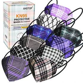 B09yqxnh7h Ahotop Kn95 Face Masks Design 60 Pack Individually Wrapped 5 Layer Adults