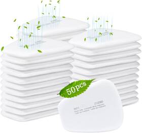 Ff402 Ailivesun 313110720721 5n11 Particulate Respirator Filters For 6100/6200/7501/7502/6800/ff402 50pcs