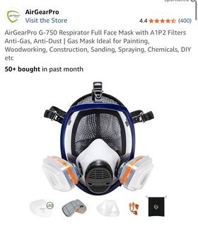 G-750 Air Gear G750 Respirator Nib