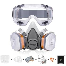 G-500 Airgearpro 744759365613 Reusable Respirator Mask With A1p2 Filters Anti-gas Anti-dus