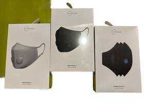 Um-211 Airinum Urban Air Mask 2.0 1 Onyx S Quartz Grey 3 Filters Sealed Nib