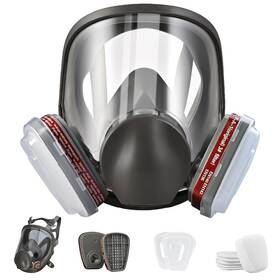 5n11 Airmabay 6800 6001 Reusable Full Face Mask Gas Respirator With Filters S