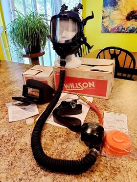W6760 Airmaster Willson Belt Mounted Pressure Demand Airline Respirator With Welding Adap
