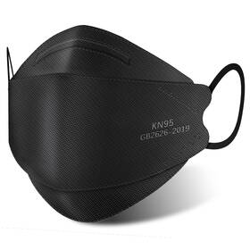 B09dswjk5g Akgk Kn95 Face Masks 50-pack Adults 5-ply Black Disposable Mask Protection