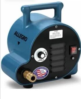 1-worker Allegro 741851920030 Full Mask Breathing Air Blower Respirator System With 50ft Hose