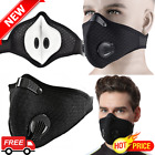 Am02700 Unbranded Black Respirator Mask Dust Proof Filtered Activated Carbon Filtration