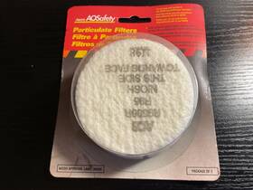 95112 Ao Safety 98317 2 Aosafety Replacement Particulate Filters Made In Usa Niosh Approved