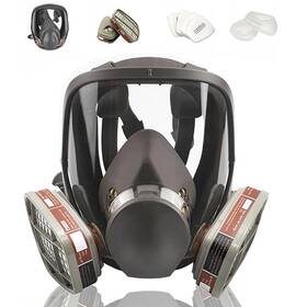 Aoner 780669636306 Reusable Full Facepiece Face Cover Protection From Dust And Organic Vap