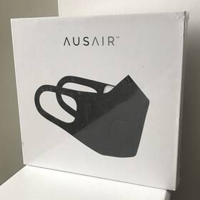 02-plus Ausair Mask Black Valves 2 Blank Filters Bag New Kids 02 Plus Nip