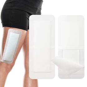 Axuurmvin 740919478940 Breathable Adhesive Island Dressing Bandages Wound Bandage Patches Bordered G