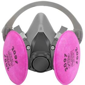Ayybf 581700302486 Reusable Half Face Cover And 607 Filter Sponge Used For Painting Du