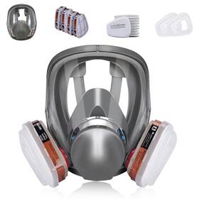 Ayybf 581700303391 Full Face Respir Tor Reusable Cover Organic Vapor Anti-fog Mask Co