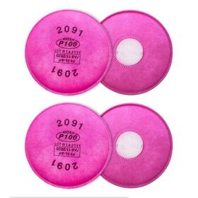 P-100 Ayybf 581700304756 4pcs 2pack 2091 Particulate Filter Compatible With 6000 6200 6800