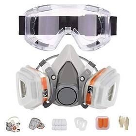 Baomao 727536200833 Reusable Face Cover Set For Painting Gas Dust Machine Polishing Organic Vapor