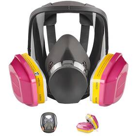 6800 Barenzu 581700304862 Full Face Respirator Mask Reusable With Filters Anti-f
