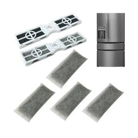 Refrigipk2filter-0204 Beaufan 2 Frgpaaf2 Pureair Af-2 Air Filter And 4 Pk-2 Refill Filter... Fast Ship