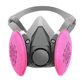 91varibe Beaukau Respirator Mask With Filters Dust For Epoxy Resin Asbestos