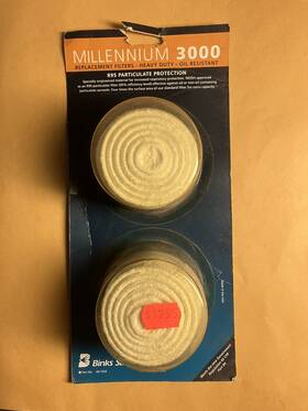 Binks Sames 676281296038 Millennium 3000 Respirator Replacement Filters 40-1924 New Sealed 10 Pack