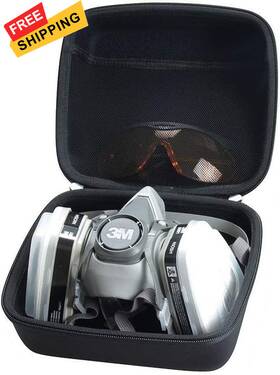 160806-7 Brand Hermitshell Travel Case Fits 3m Paint Project Respirator