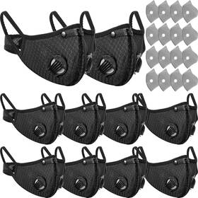 Jyd-threlaco-2037 Brand Threlaco 10 Pcs Dust Mask Breathable Reusable Respirator With Filters Adjustable