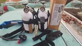 Ra45b Bullard Regulator 1st And 2nd Stage With 2 Tanks
