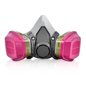 Mask-001 Cakentr Respirator Mask With Filters - Reusable Gas Half Face