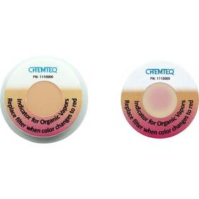111-0000 Chemteq Filter Change Indicator Sticker For Total Organic Vapors