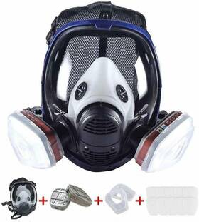 Chengchuang 313051625659 15 In 1 Reusable Full Face Cover Respirator Wide Field Of View For Pa