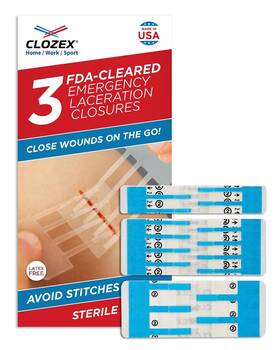 Tompol-gs-1110-1306-56 Clozex Emergency Laceration Closures - Repair Wounds Without Stitches Fsa Hs