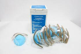 5194-ce Combo-cone Box Of 25 Ani-fog Eye Shield Fluid Resistant Mask