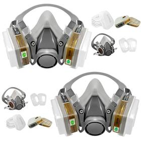 62-61n-2 Dagakto Respirator Mask With Filters Reusable Half Face For Asbestos