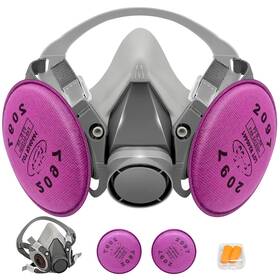 62-97-1 Dagakto Respirator Mask With Filters Reusable Half Face For Asbestos