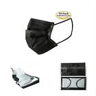 Dfm4 Deppex Black Disposable Masks Face Individual Pack Four 747742163005