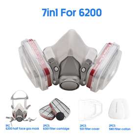 Fm1013097 Donwell 17in1 Half Face Gas Mask Facepiece Spray Painting 6200 Safety Protect Respirator
