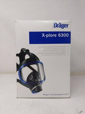 Rd40 Dr Ger 688907073480 X-plore 6300 Full-face Respirator Mask With Thread Connection Niosh