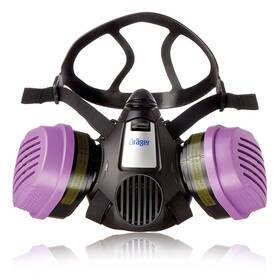 P100 Dr Ger 792745033664 X-plore 3500 Respirator Mask Multi-gas/p100 Combination Cartridge Ov/ag/hf/f