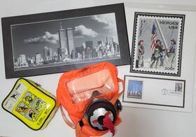 Aryj-f006 Dr Ger 911 Towers 2001 Post Office Commemorative Issue. High Rise Evacuation Mask