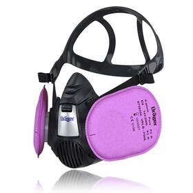 Na10238 Dr Ger X-plore 3500 Half-face Respirator 2x P100 Particle Filters For Oil And Soli