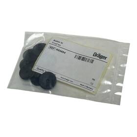 R54664 Dr Ger Lot Of 10 Button Black For Fps 7000 Mask - New Sealed Bag