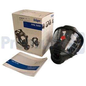 P-epdm-m2-apecas-h Dr Ger R61845 Fps 7000 Us Full Face Mask Respirator Size M