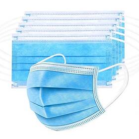 Aw-kz-100-b Dr.moxa 100 Pack Medical Disposable Face Masks For Count Of 1 Blue