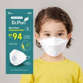 Kf94 Dr.puri White Small 20pcs 20 Pack New Micro-dust Protection Face Premium 1 Count Of