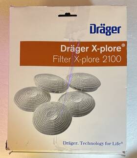 2032 Drager 026056000951 X-plore Filter 2100 Quantity 20 Expiry