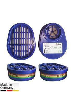 Arpm-f002 Drager 6738816 A1b1e1k1 Filter Compatible &drager X-plore 5500 8 Set Of 2