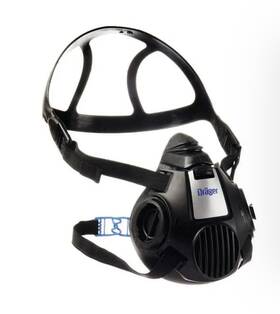 R55352 Drager Dr Ger X-plore 3500 Half-mask Respirator Size Large. New And Unused