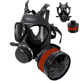 Dyiom 445029839829 Full Face Respirator Mask Gas With 40mm Activated Carbon Filter For Spray