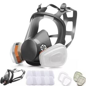 Dyiom 744759109309 Full Facepiece Reusable Respirator Labor Insurance Supplies With 12 Filters 2 Ca